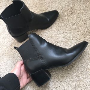 H&M black ankle booties